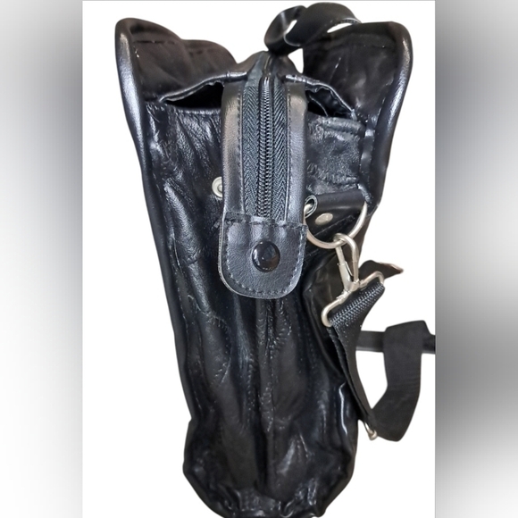 Genuine Leather Messenger Briefcase Bag/Organizer Large Capacity - Picture 3 of 16